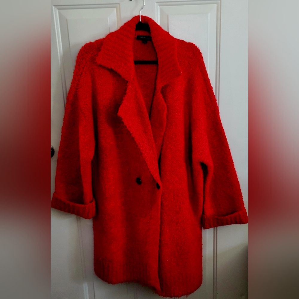 Ann Taylor Oversized Long Sleeve Sweater Coat